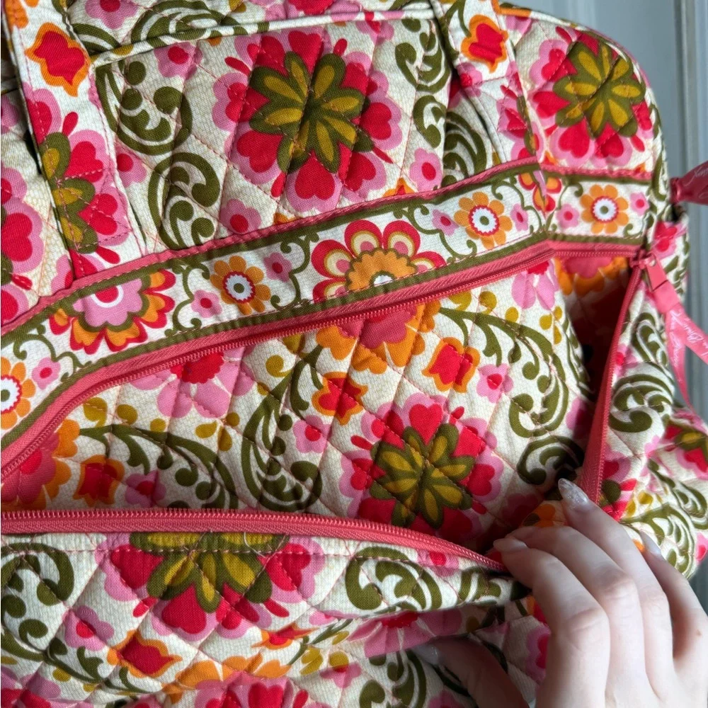 NWT Vera Bradley Folkloric Baby Bag Diaper Bag w/ Changing Pad